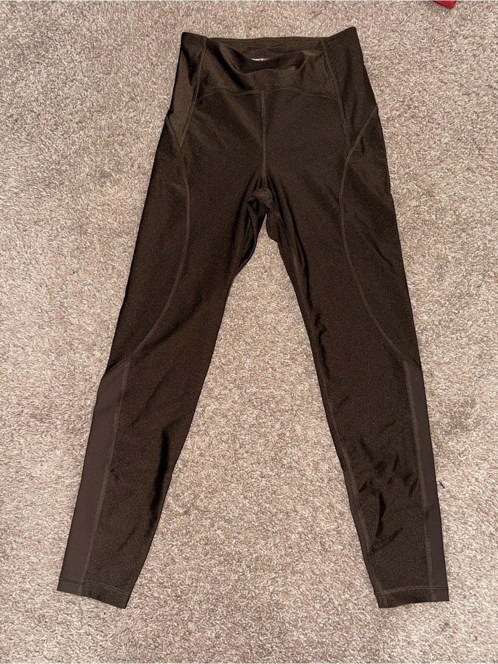 Old Navy Brown High-Waist Athletic Leggings
